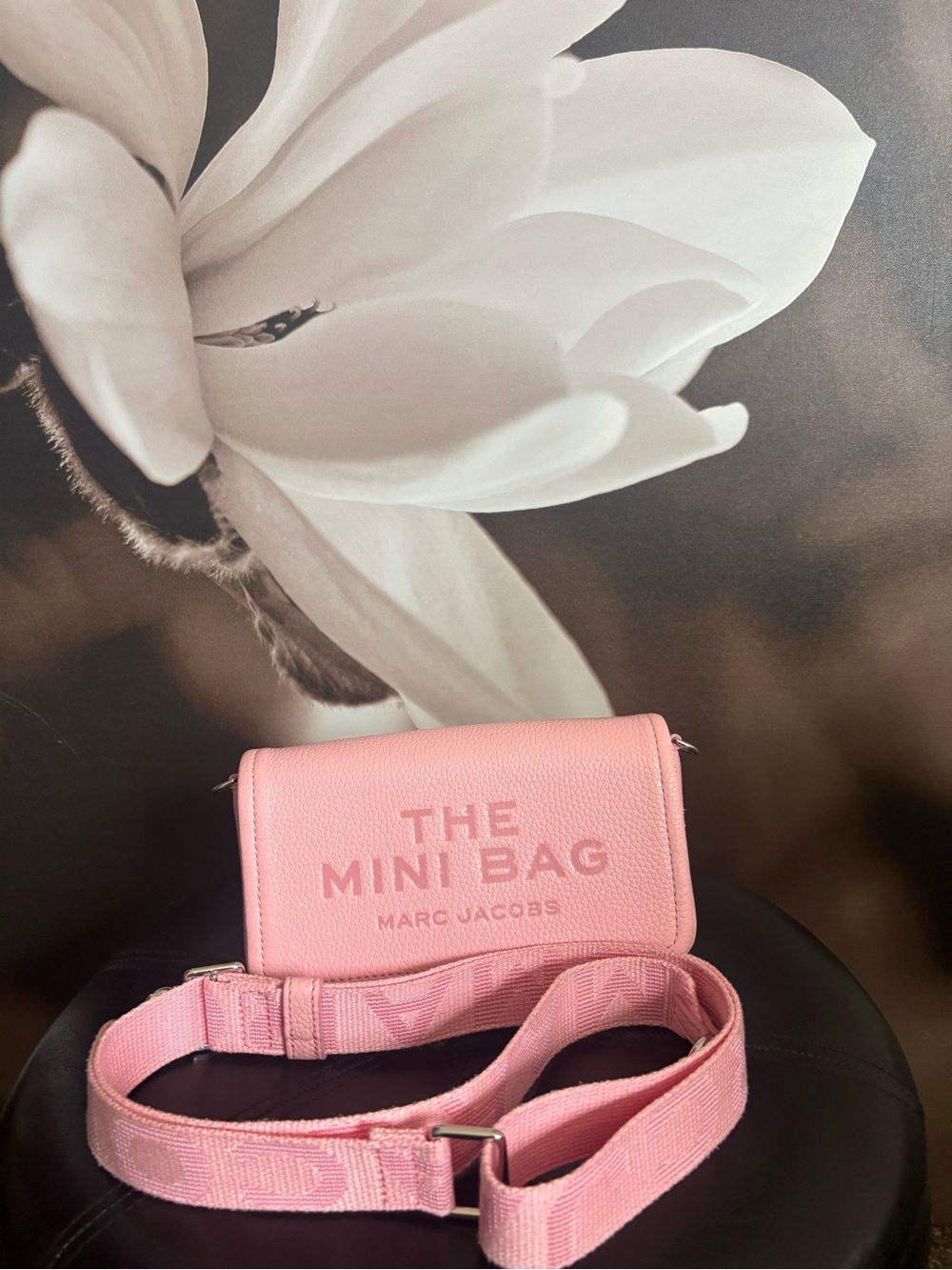 Marc Jacobs Pink The Mini Bag with Wide Strap